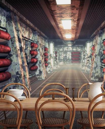 Papel pintado de nave espacial Coridoor Papel pintado de nave espacial Coridoor