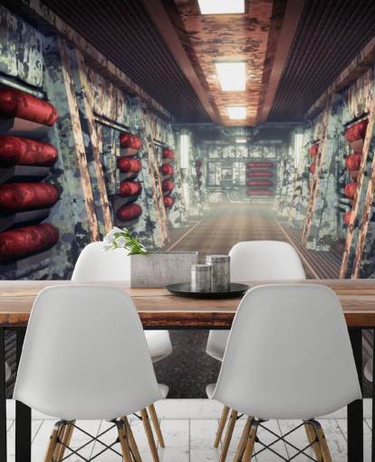 Spacecraft Coridoor Wallpaper