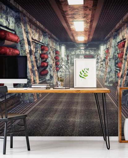 Spacecraft Coridoor Wallpaper