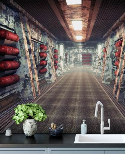 Papel pintado de nave espacial Coridoor