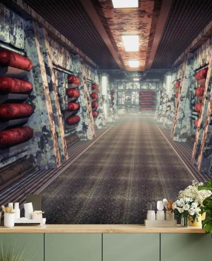 Papel pintado de nave espacial Coridoor