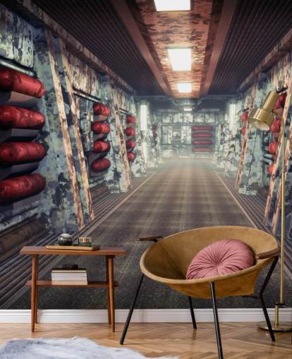 Spacecraft Coridoor Wallpaper