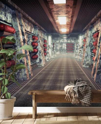 Spacecraft Coridoor Wallpaper