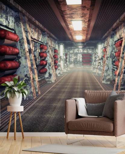 Rumfartøjer Coridoor Baggrund