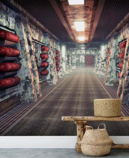 Spacecraft Coridoor Wallpaper