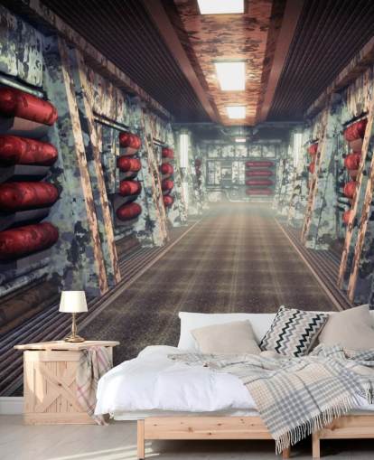 Spacecraft Coridoor Wallpaper