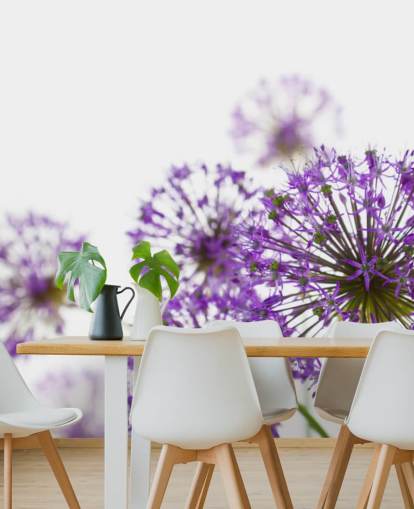 Papel de Parede Purple Allium Flower