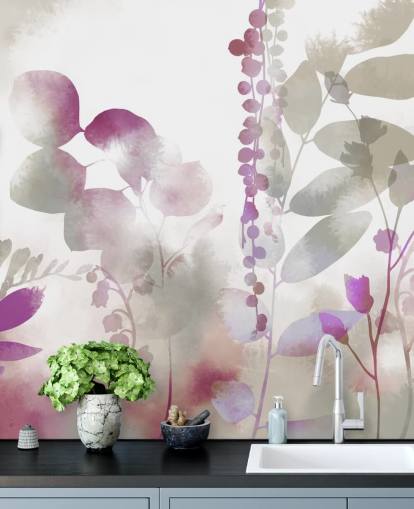 Peinture murale d'automne organique intense de Katy Clemmans