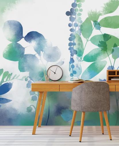 Mural de primavera orgânico intenso de Katy Clemmans