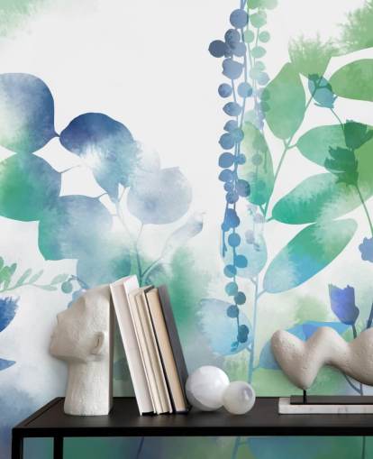 Mural de primavera orgânico intenso de Katy Clemmans