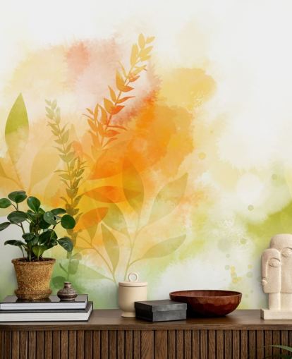 Mural Harmonia Natural por Katy Clemmans