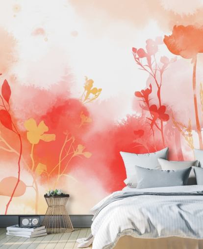 Warme Radiance muurschildering van Katy Clemmans