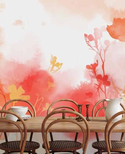 Warme Radiance muurschildering van Katy Clemmans