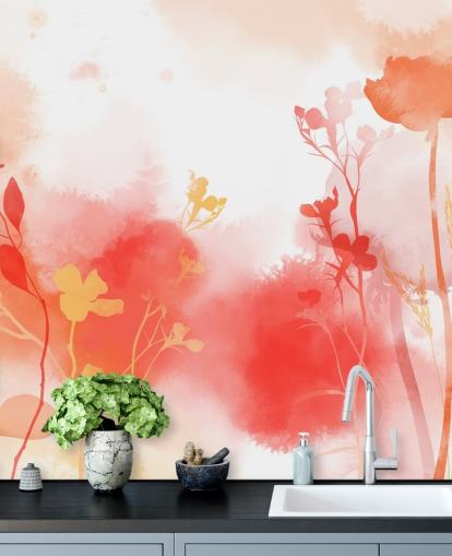 Mural de parede Warm Radiance por Katy Clemmans