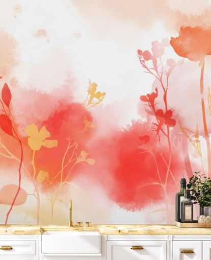 Warme Radiance muurschildering van Katy Clemmans