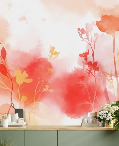 Warmes Strahlen Wandbild von Katy Clemmans