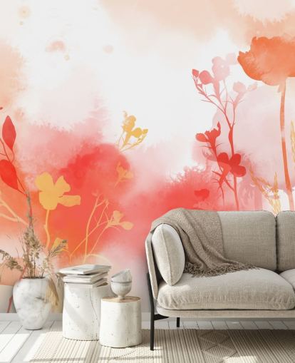 Warme Radiance muurschildering van Katy Clemmans