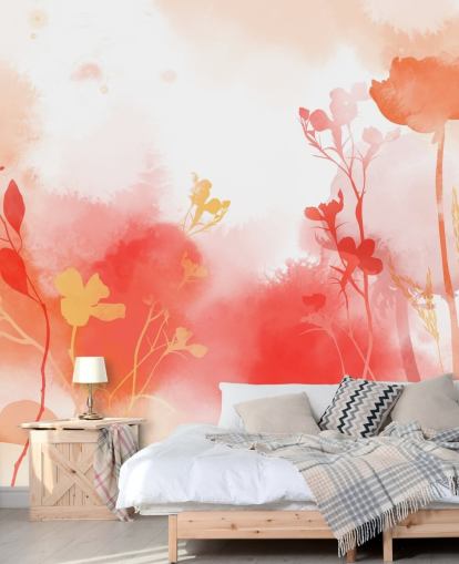 Warme Radiance muurschildering van Katy Clemmans