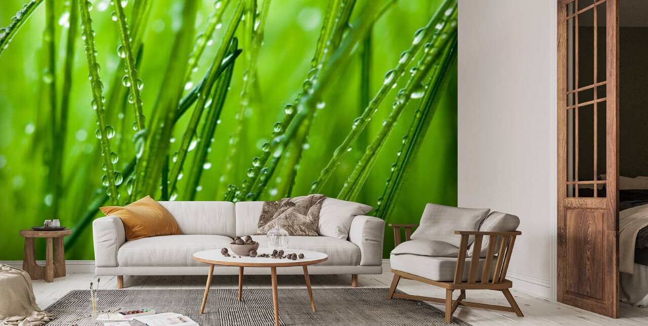 Grass Wall Mural Wallsauce US