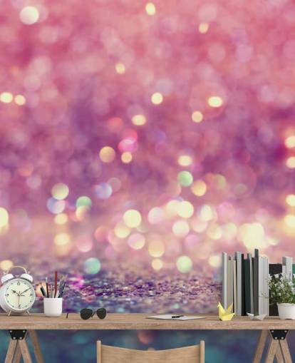 Abstract Shiny Light and Glitter Mural Abstract Shiny Light and Glitter Mural
