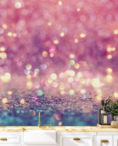 Mural Luz y purpurina abstracta Mural Luz y purpurina abstracta