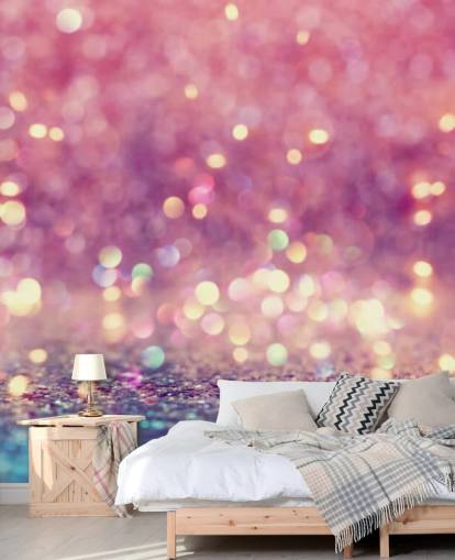Abstract Shiny Light and Glitter Mural Abstract Shiny Light and Glitter Mural