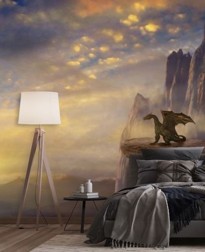 dragon on cliff wallpaper dragon on cliff wallpaper