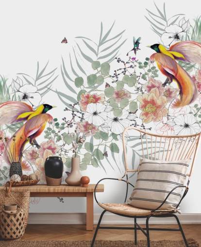 Décoration murale oiseau de paradis par Kelly Kratzing Décoration murale oiseau de paradis par Kelly Kratzing