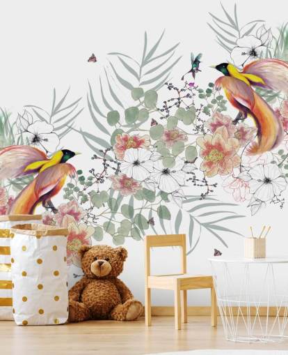 Decorazione murale con uccello del paradiso di Kelly Kratzing