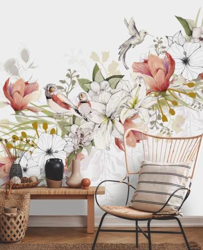 Finch Love Bird Wandbild von Kelly Kratzing Finch Love Bird Wandbild von Kelly Kratzing