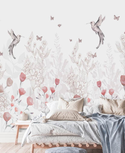 Peinture murale Sweet Blooms par Kelly Kratzing