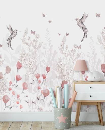 Peinture murale Sweet Blooms par Kelly Kratzing Peinture murale Sweet Blooms par Kelly Kratzing
