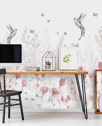 Peinture murale Sweet Blooms par Kelly Kratzing