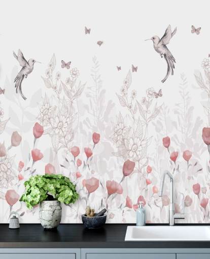 Peinture murale Sweet Blooms par Kelly Kratzing