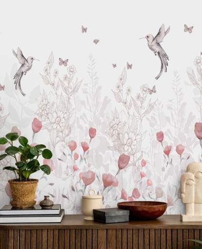 Søt Blomstrer Mural av Kelly Kratzing