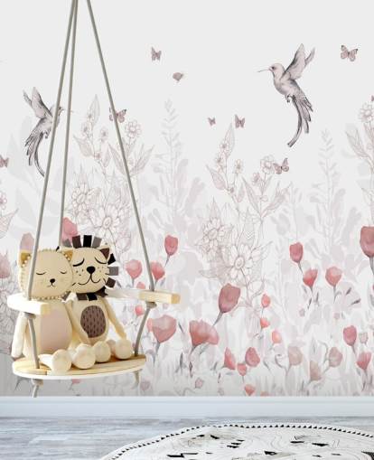 Mural Flores dulces de Kelly Kratzing