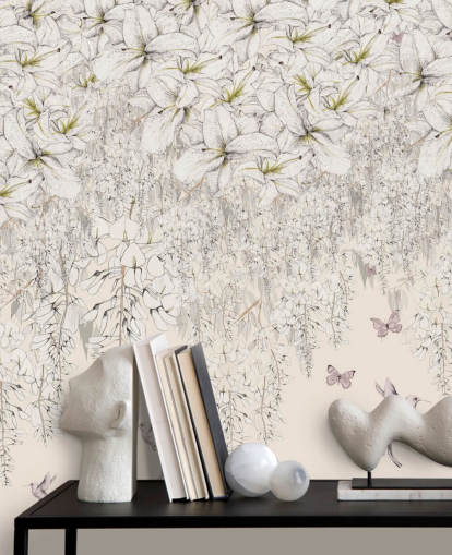 Decorazione murale con gigli dolci di Kelly Kratzing