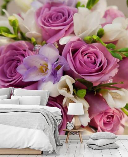 Lilla Rose Bukett Veggmaleri Lilla Rose Bukett Veggmaleri