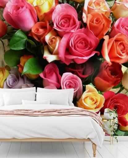 Mural de pared Rosas de colores