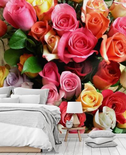 Mural de pared Rosas de colores
