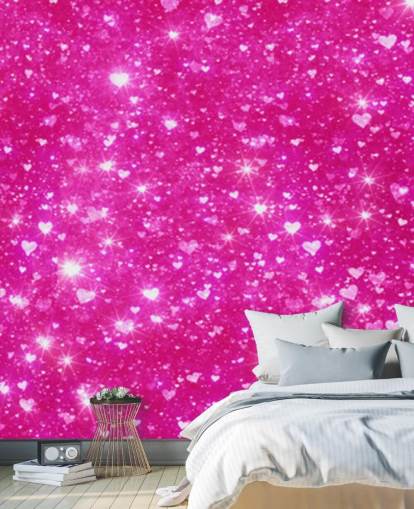 Mural de pared Brillo corazón