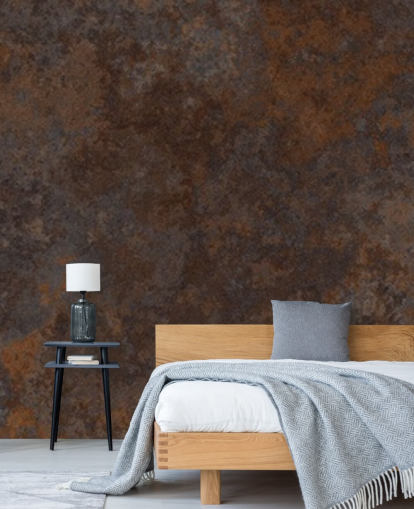 bruin roest behang bruin roest behang