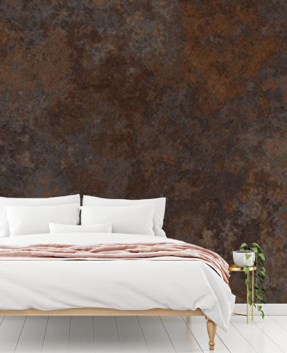 papier peint rouille marron