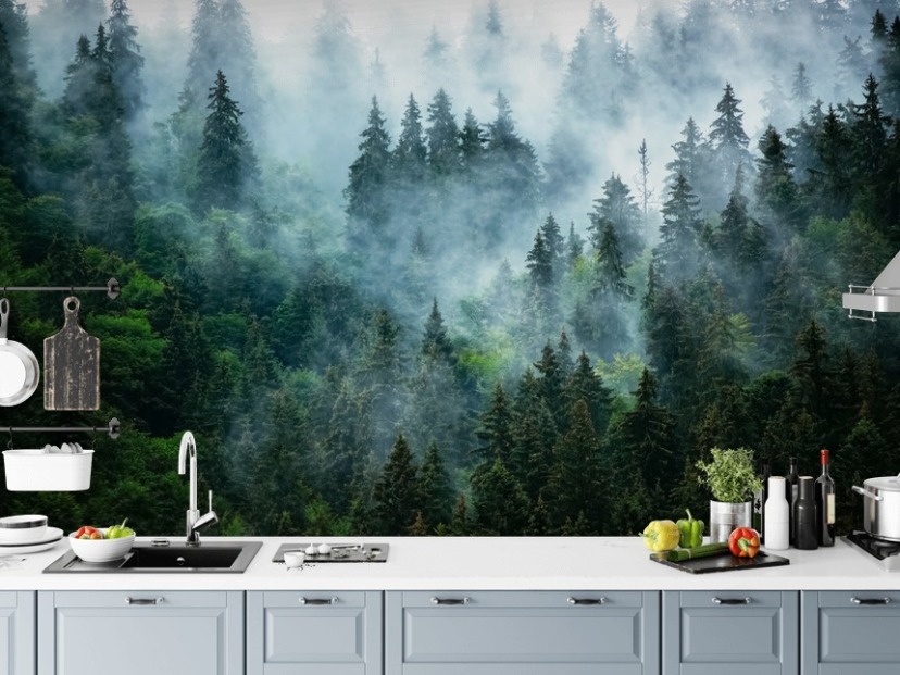 Kitchen Wallpaper & Wall Murals | Wallsauce UK