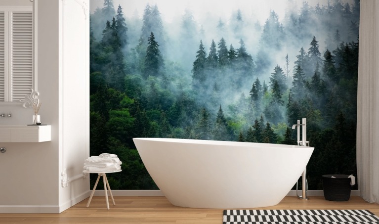 Bathroom Wallpaper Murals | Wallsauce US