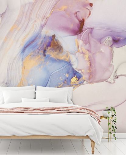 papier peint mural en marbre personnalisé rose et or appelé Dreamy Pastel and Gold pour cuisines papier peint mural en marbre personnalisé rose et or appelé Dreamy Pastel and Gold pour cuisines