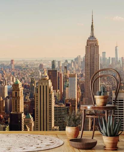 Fondo de pantalla de Nueva York y Empire State Skyline