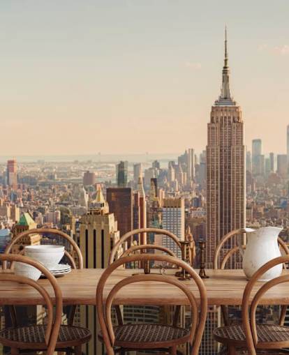 New York and Empire State Skyline Wallpaper New York and Empire State Skyline Wallpaper