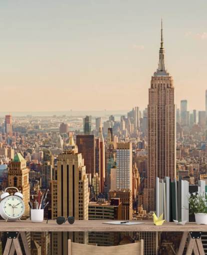 Fondo de pantalla de Nueva York y Empire State Skyline
