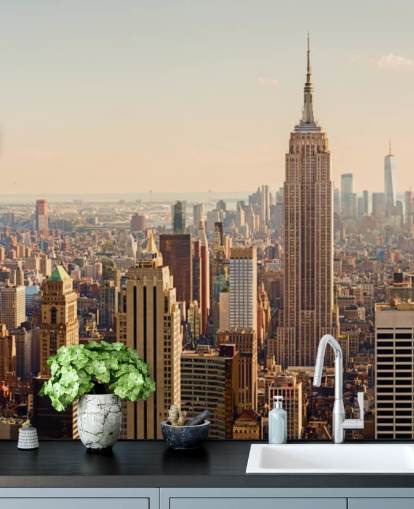 New York en Empire State Skyline Wallpaper New York en Empire State Skyline Wallpaper